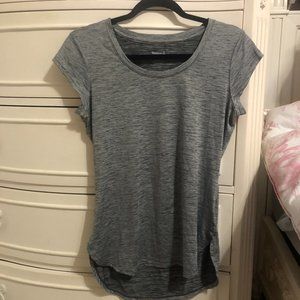 Reebok Small Athletic Grey Women's Sweat-Wicking T-Shirt